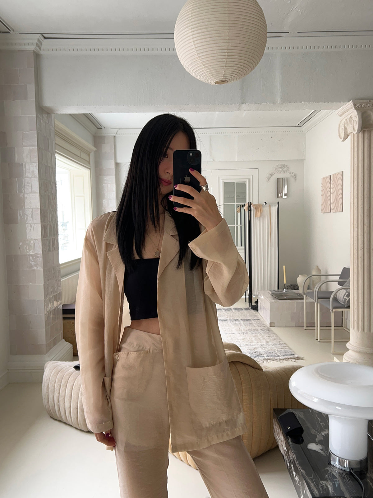 Silk Wrap Trousers