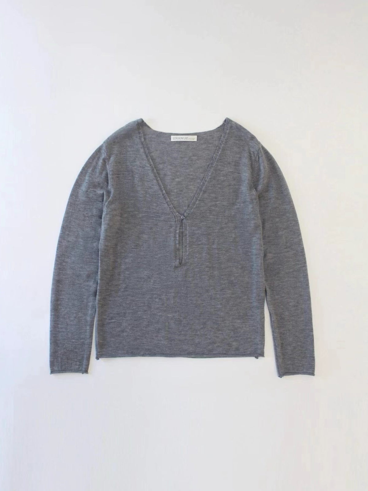 V-Neck Long Sleeve Top