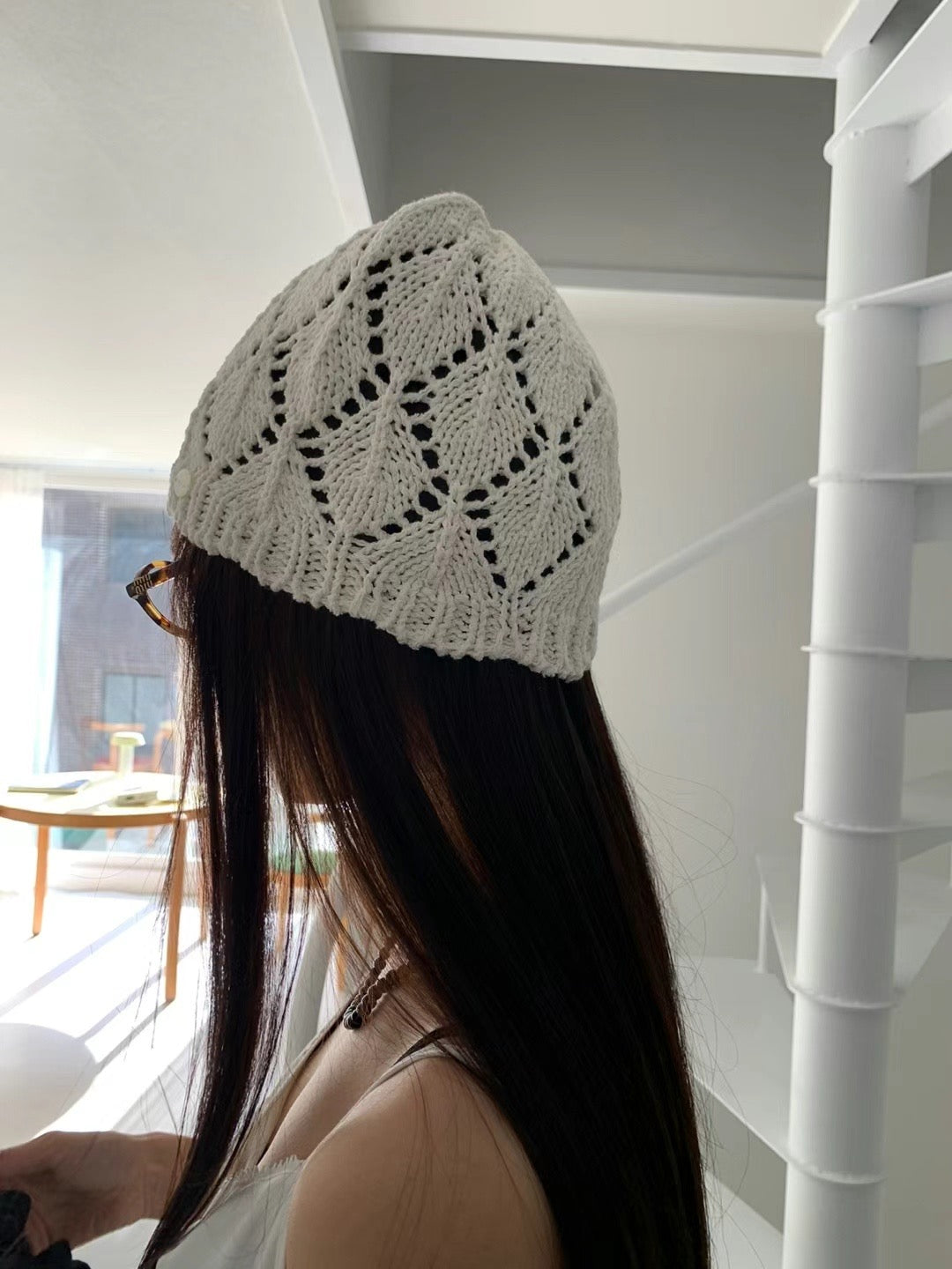 Ivory Fern Hat