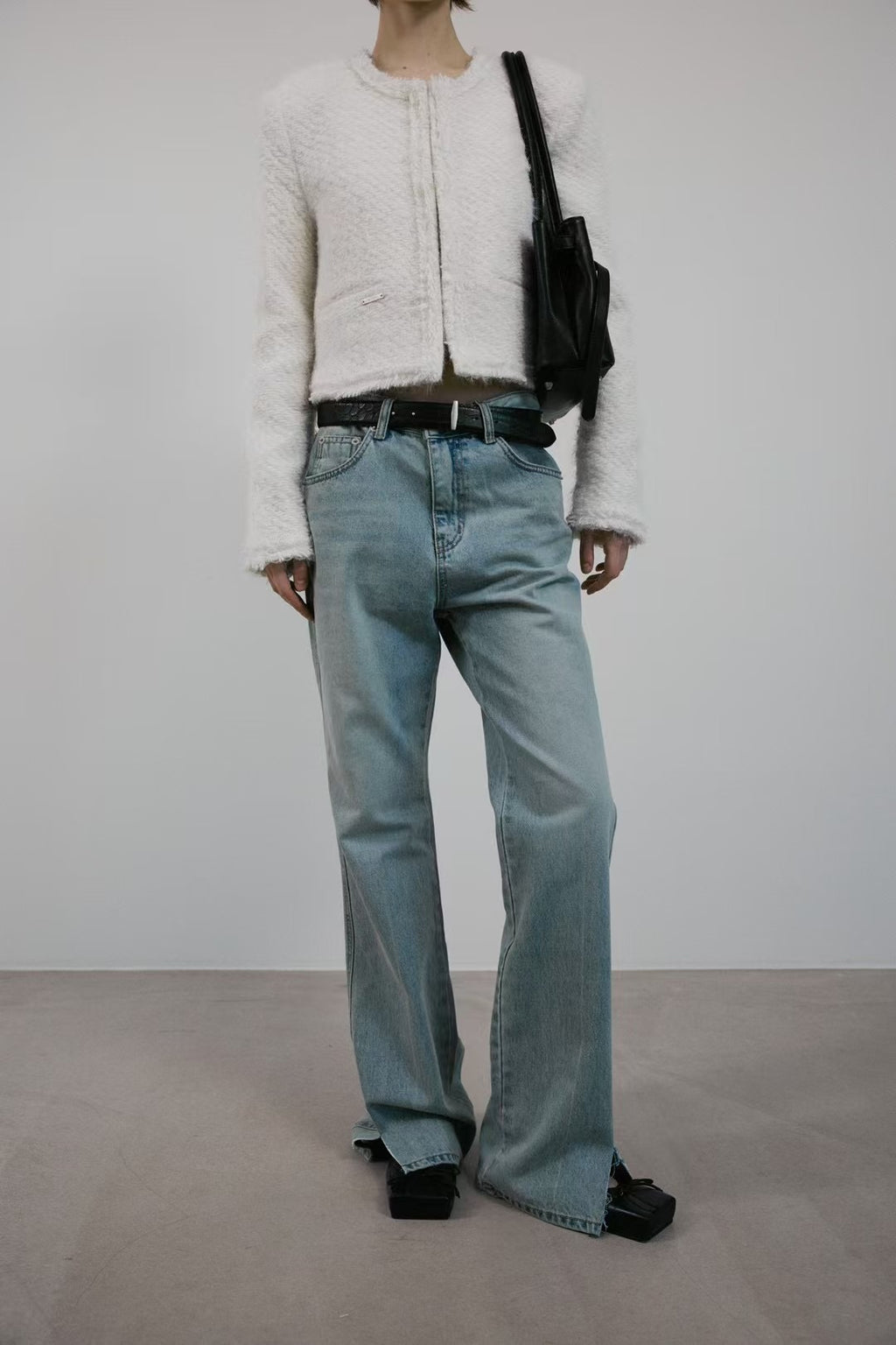 鱷魚紋細皮帶｜Croc-Texture Slim Belt