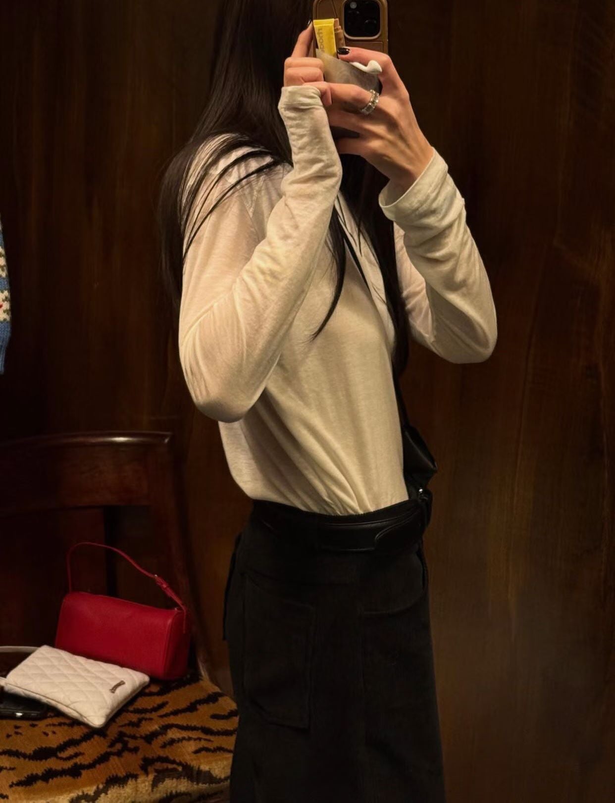 基本款長袖上衣｜Soft Sheer LS Tee