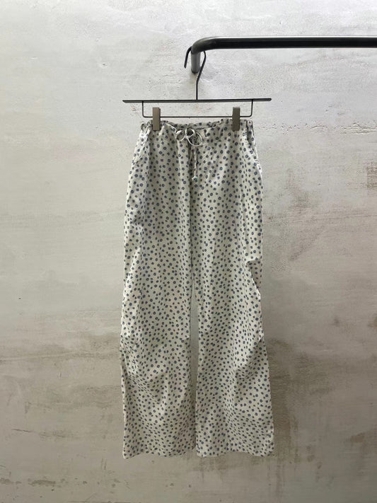 Floral Print Trousers