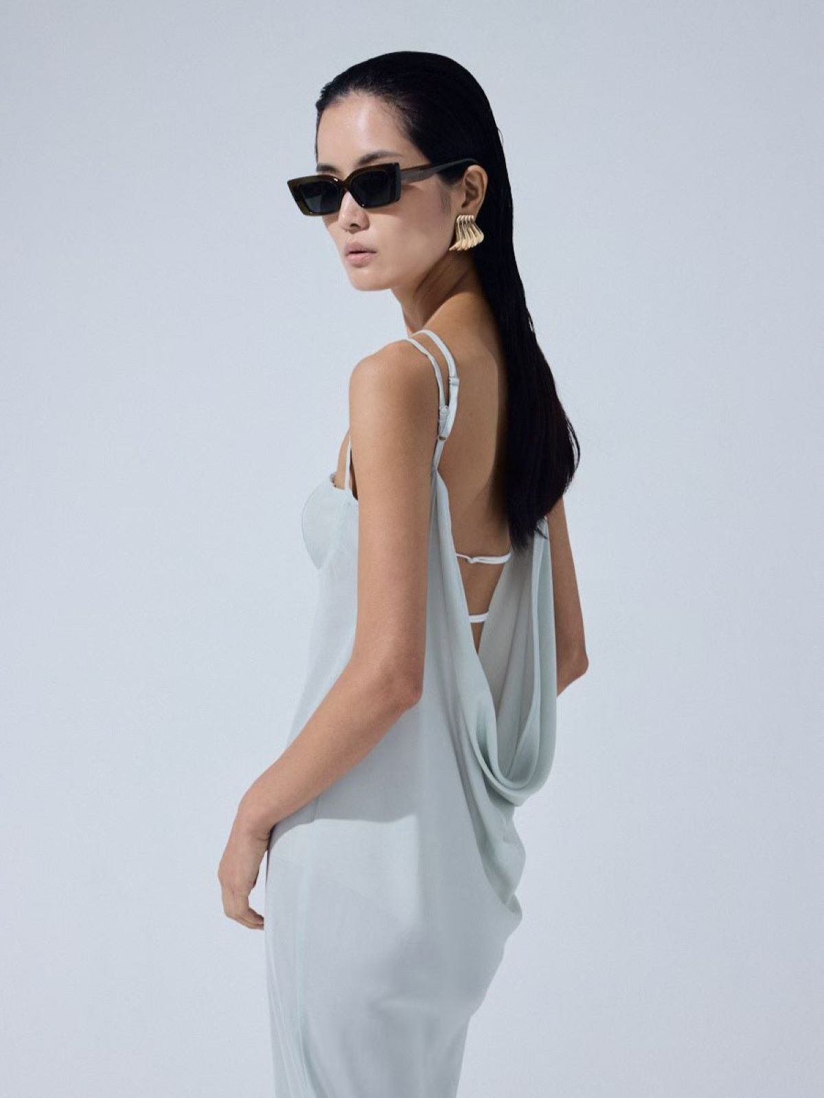 Satin Maxi Dress
