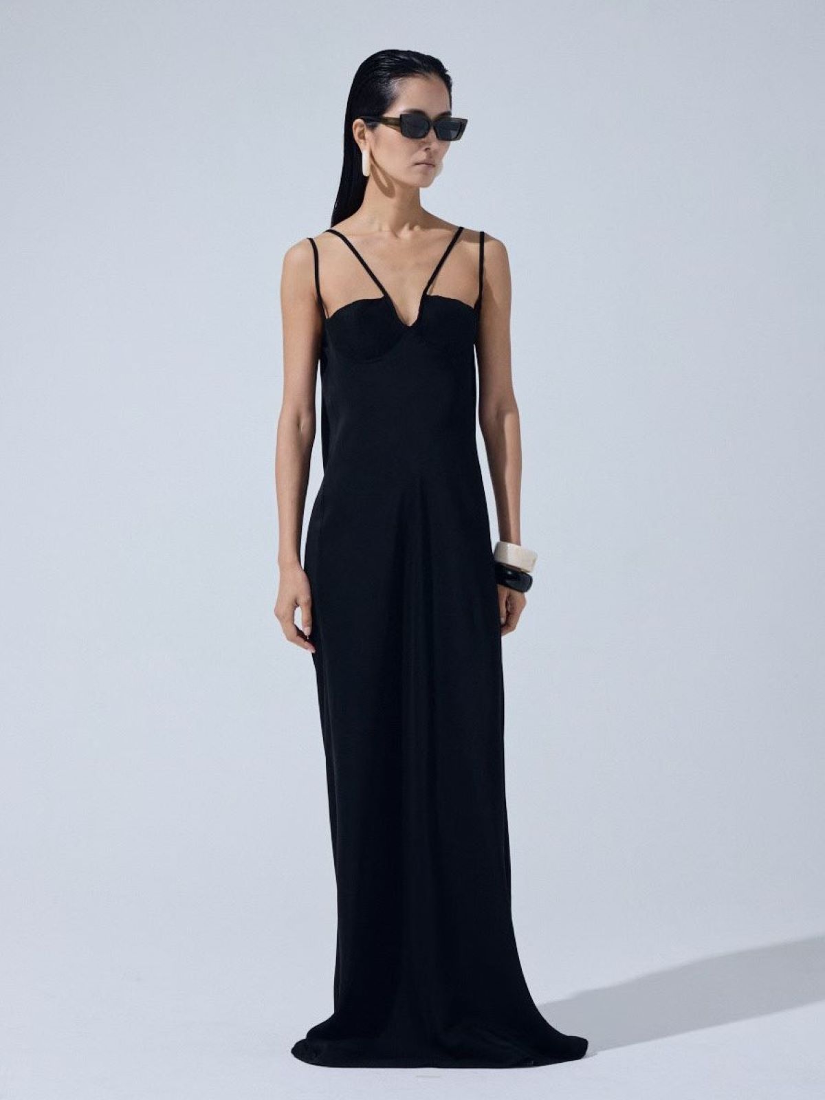 Satin Maxi Dress