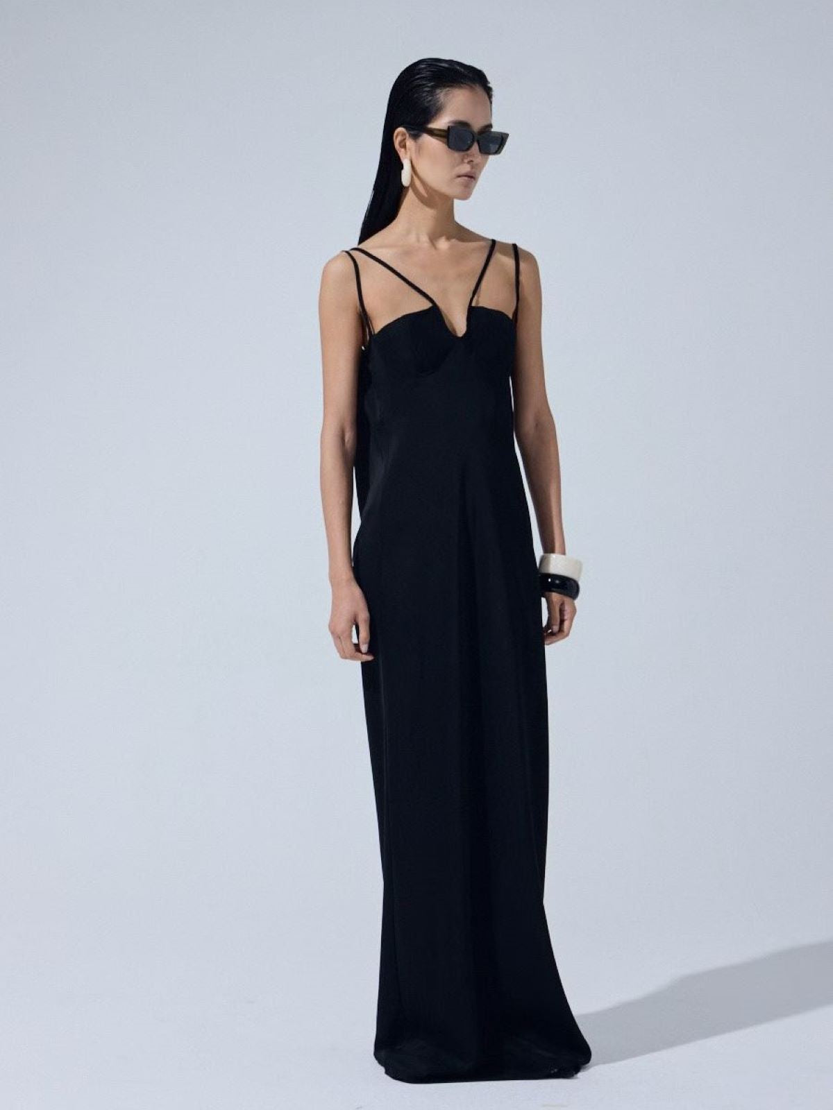 Satin Maxi Dress