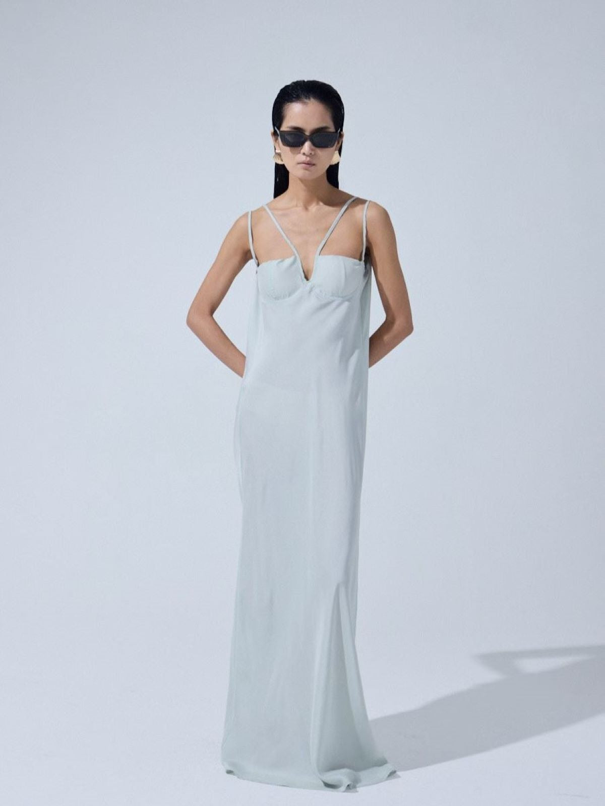 Satin Maxi Dress