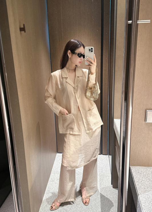Silk Wrap Trousers