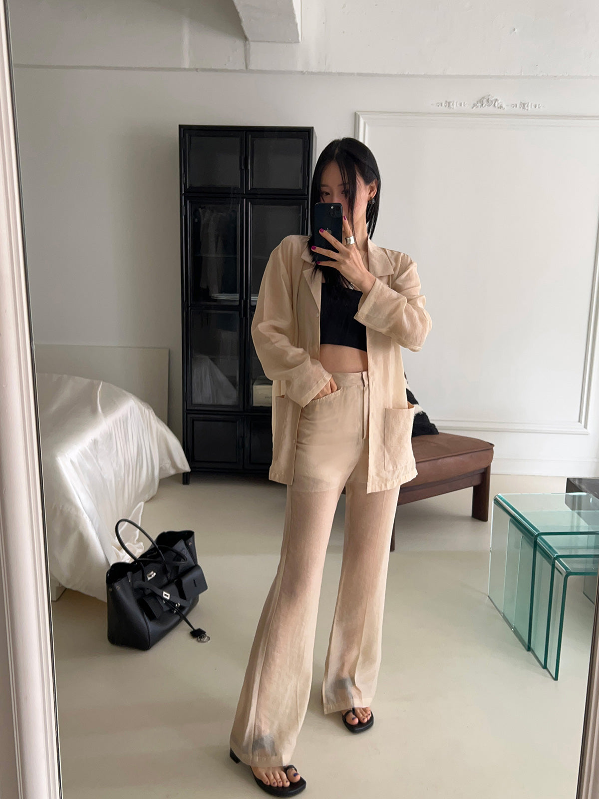 Silk Wrap Trousers