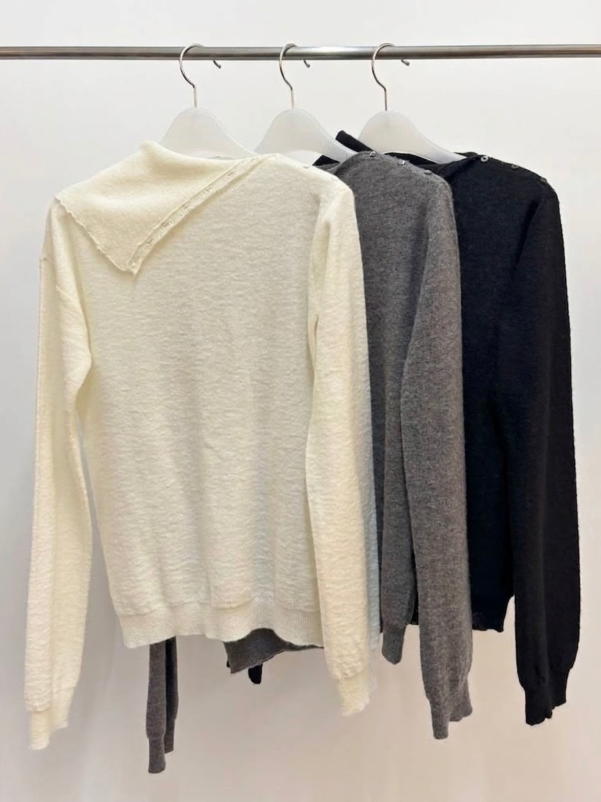 Accent Asymmetric Turtleneck