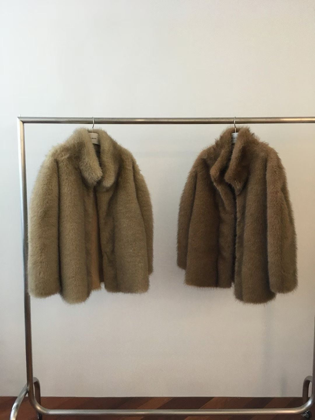 毛毛外套｜Faux Fur Coat – Caramel