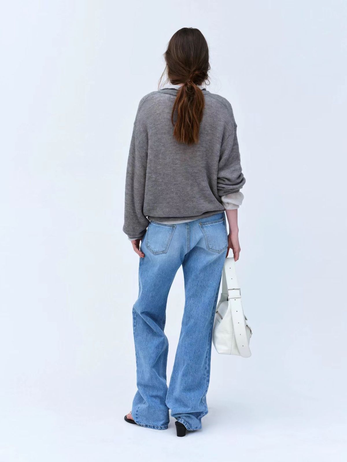 V-Neck Knit Cardigan