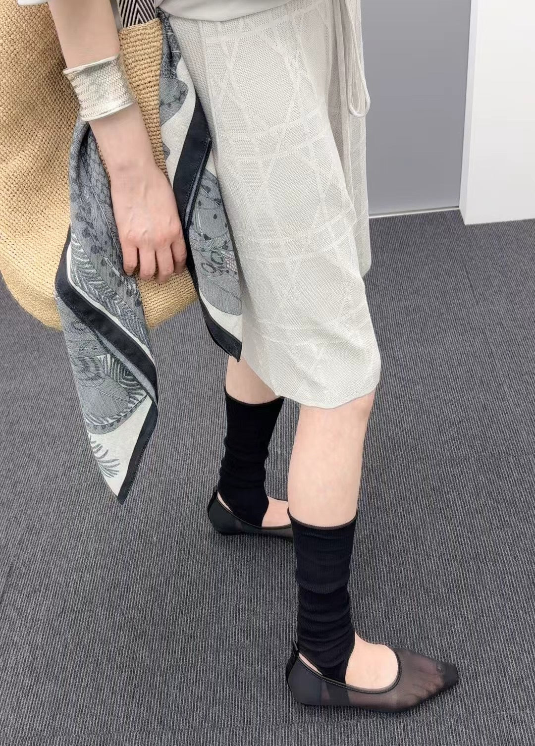 Geometric Knit Shorts