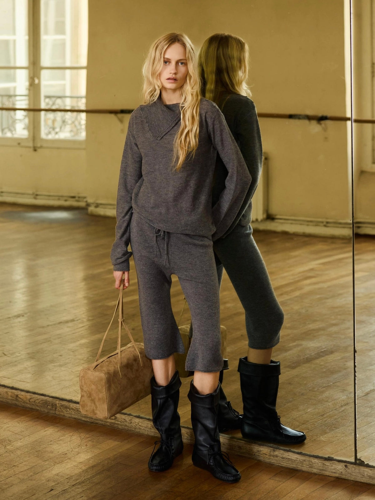 Accent Asymmetric Turtleneck