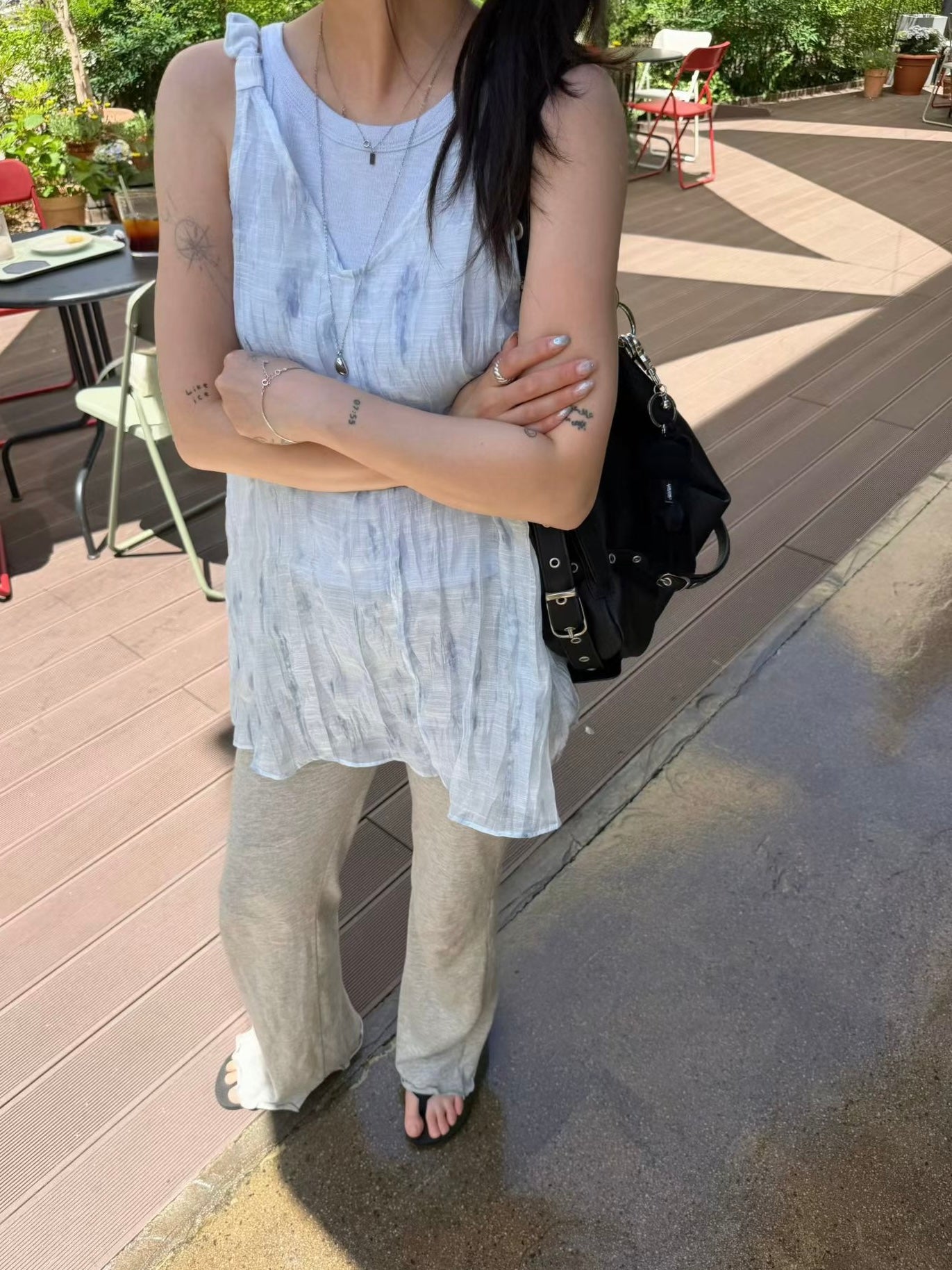 Cotton Flared Pants
