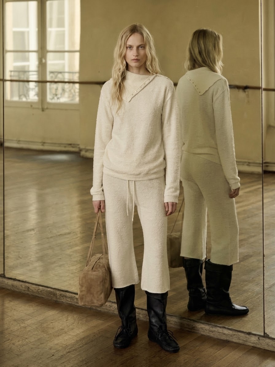 Minimalist Wool Lounge Shorts