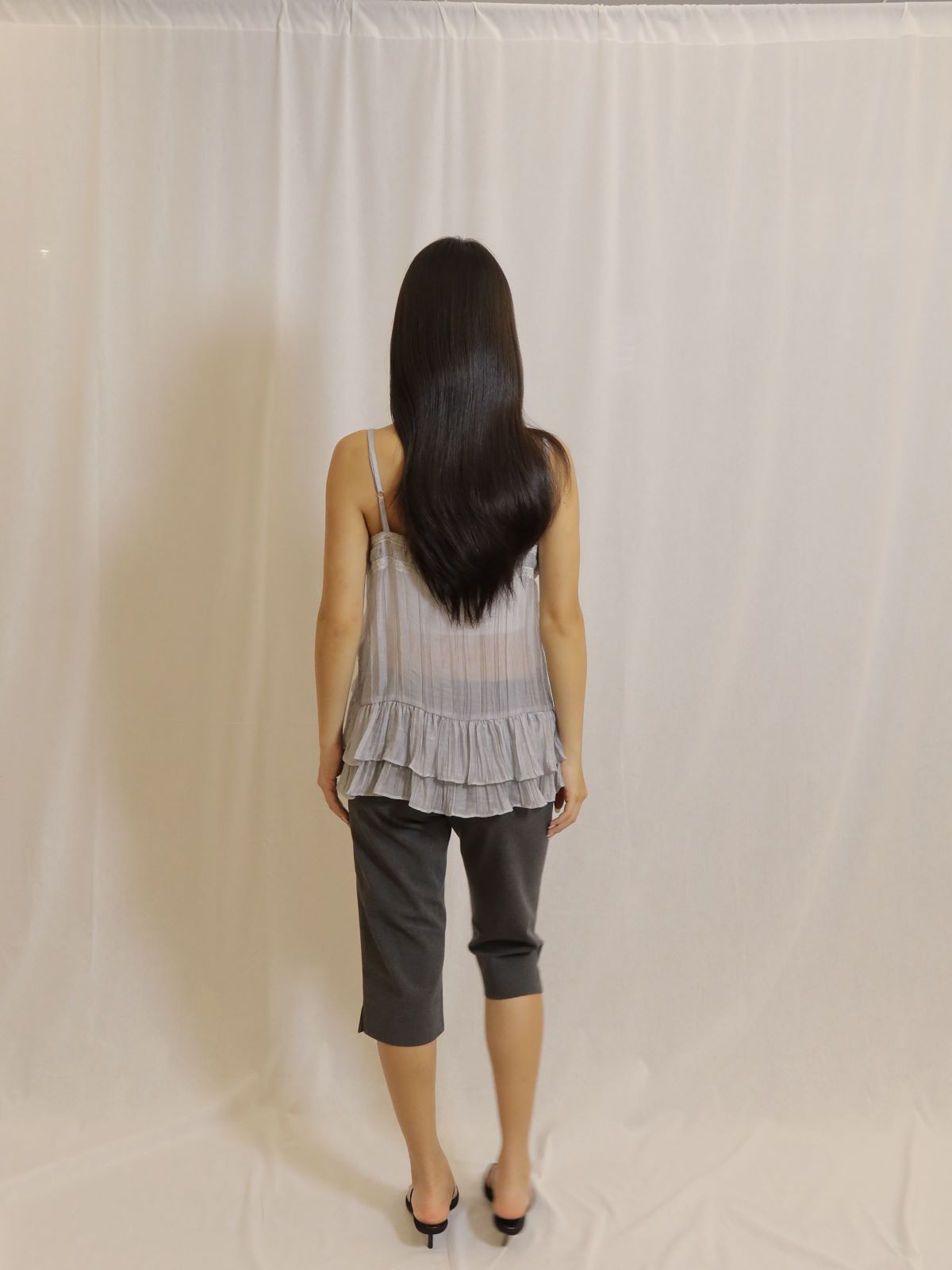 Sheer Lace Trim Camisole