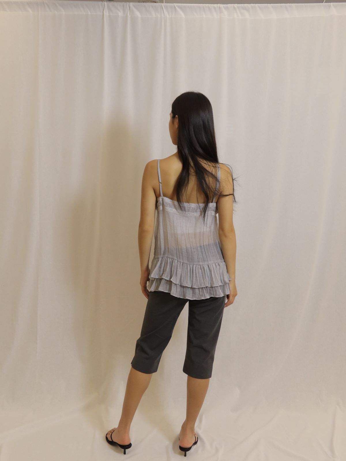 Sheer Lace Trim Camisole