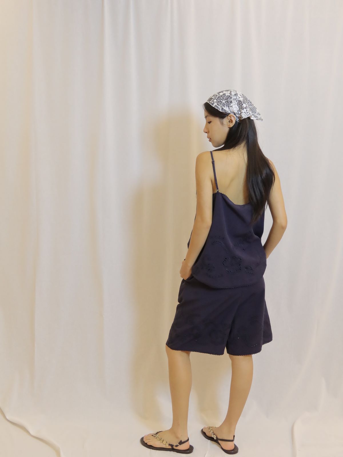 White Embroidered Camisole