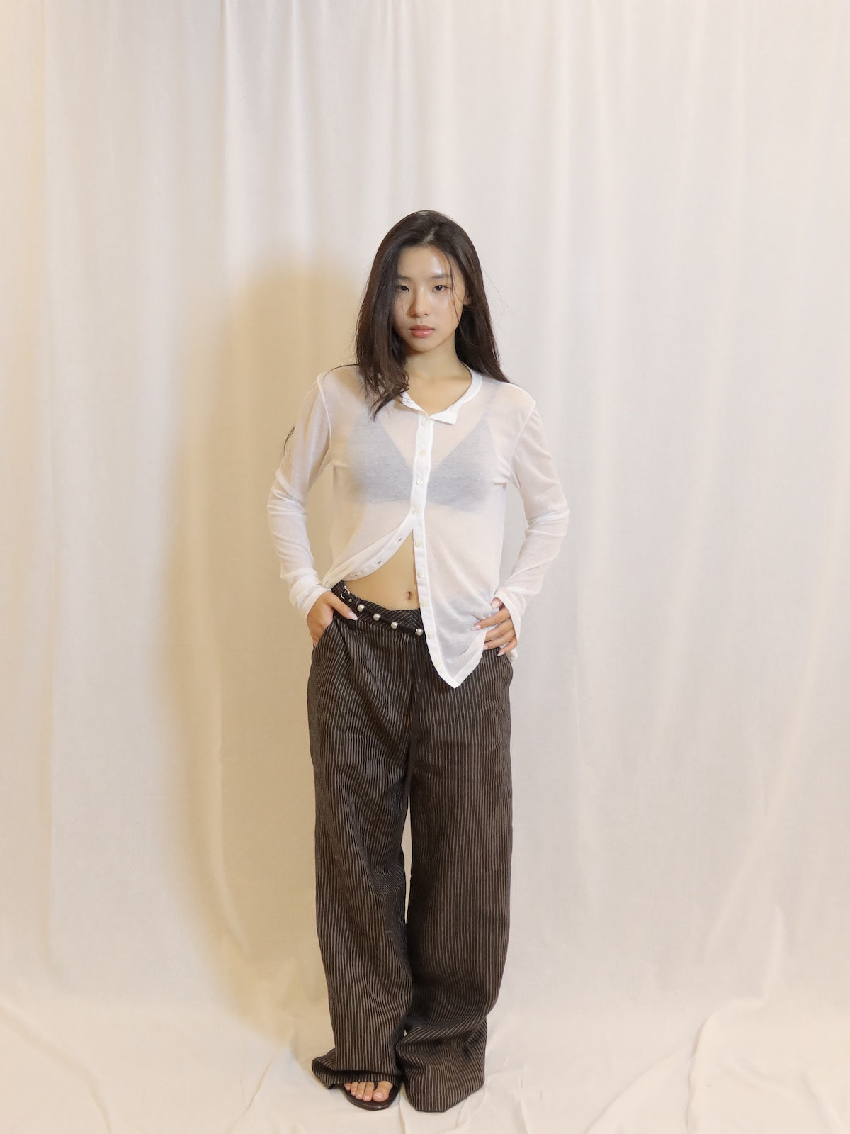 Sheer Knit Cardigan