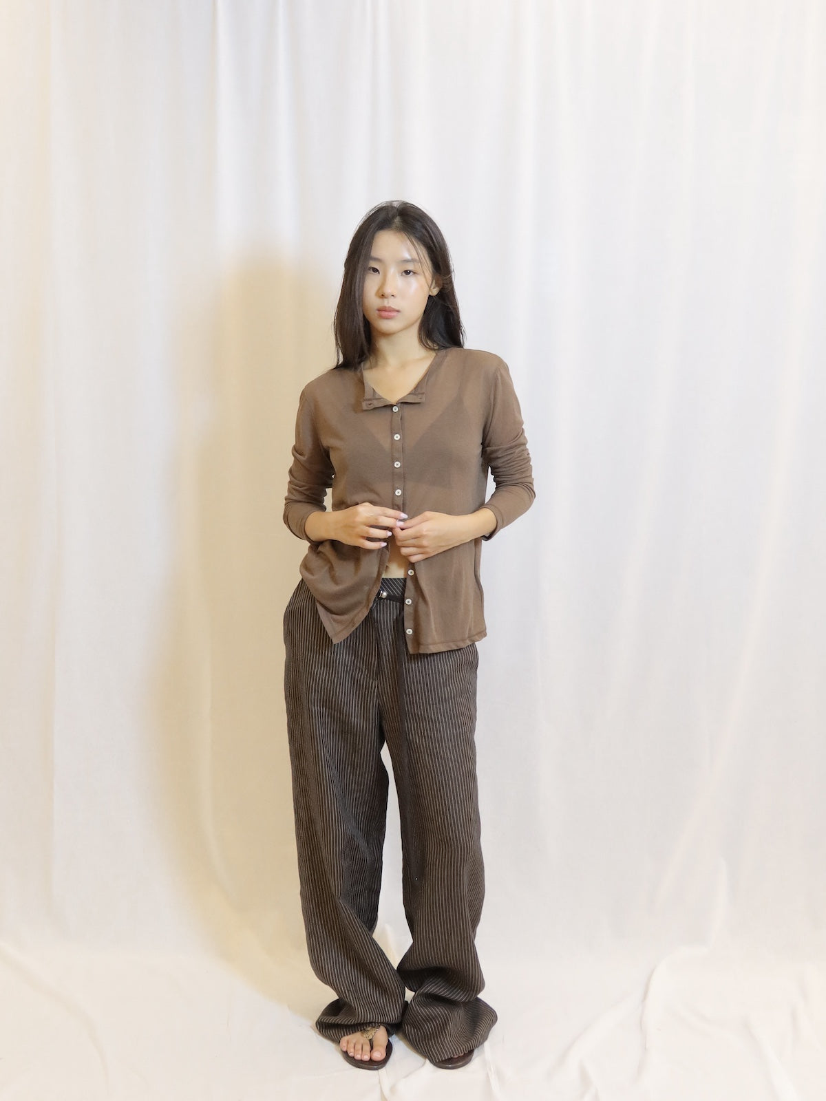 Sheer Knit Cardigan
