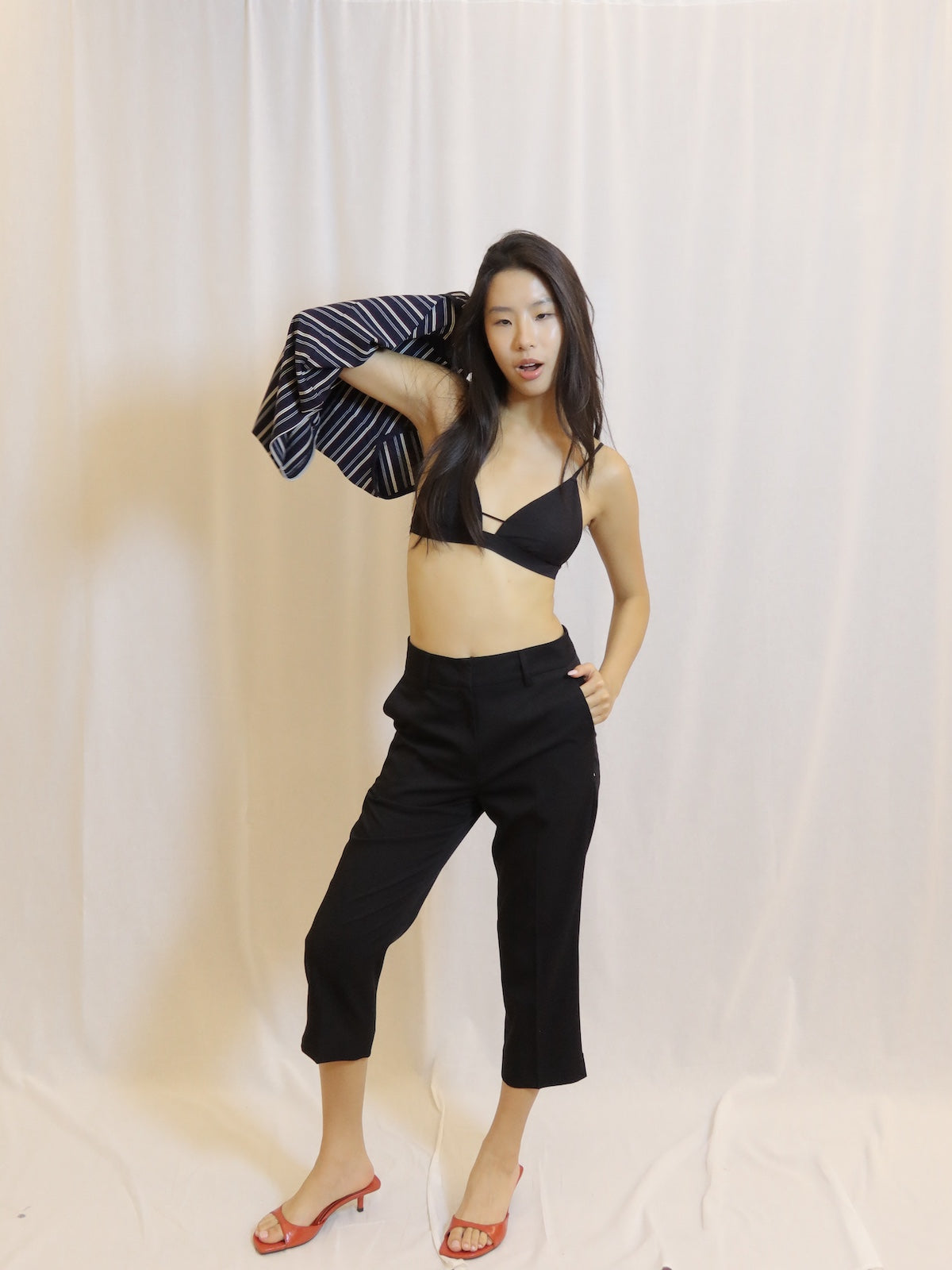 Black Capri Trousers
