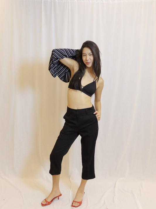 Black Capri Trousers