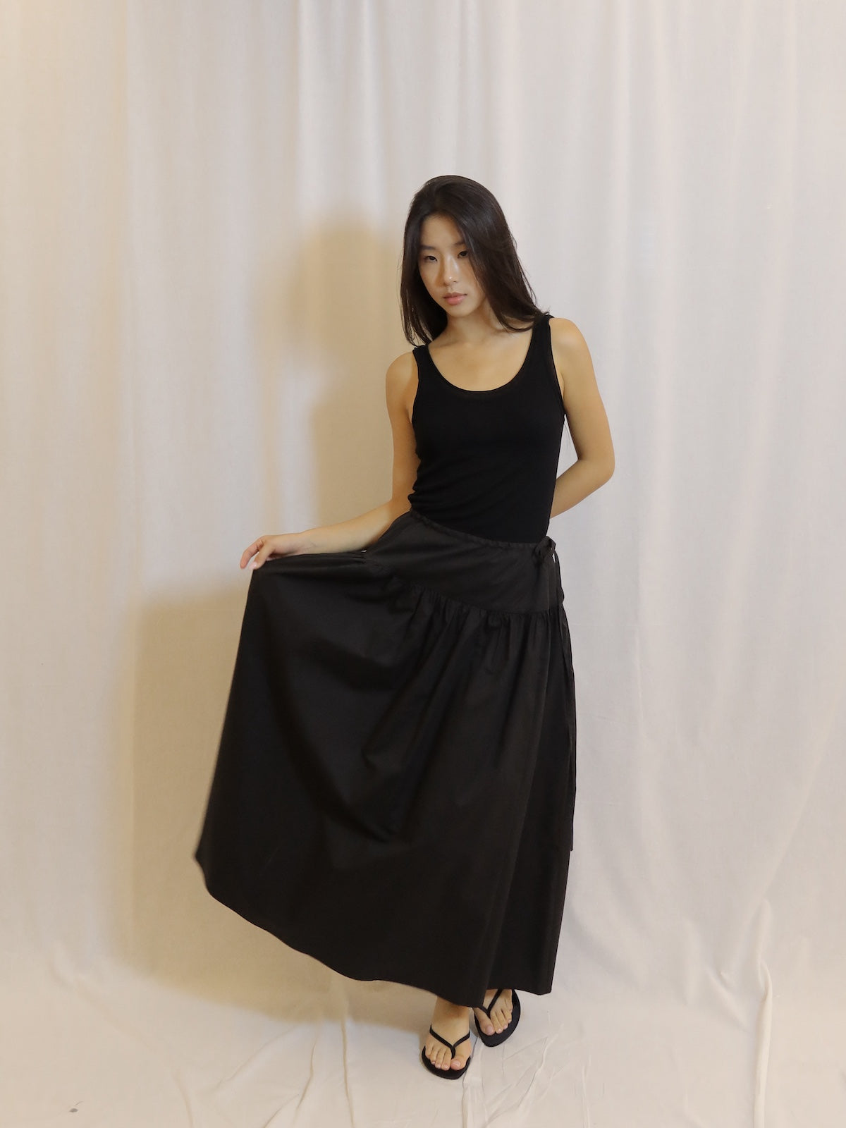 Black Midi Skirt