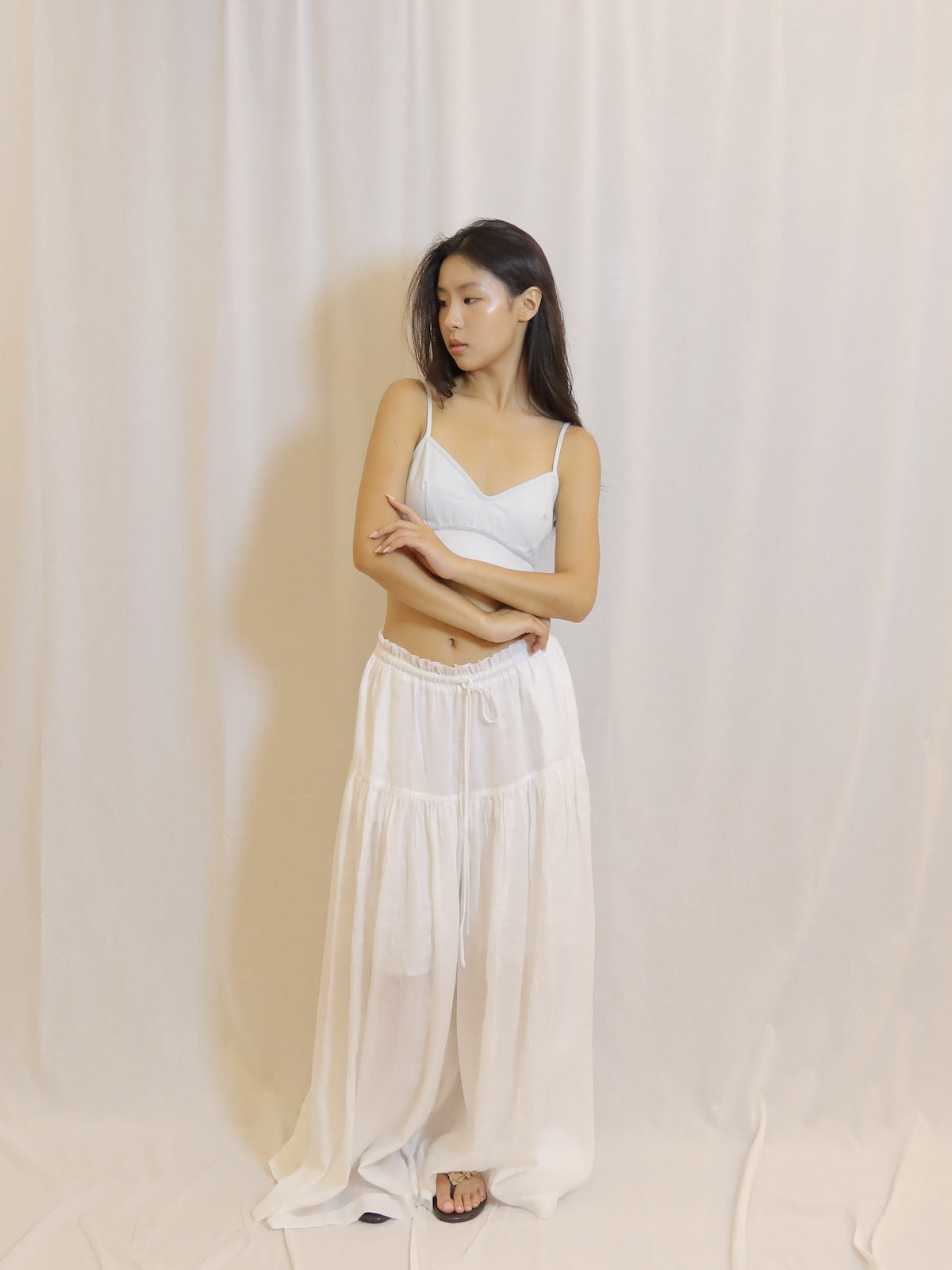 Tiered Maxi Pants
