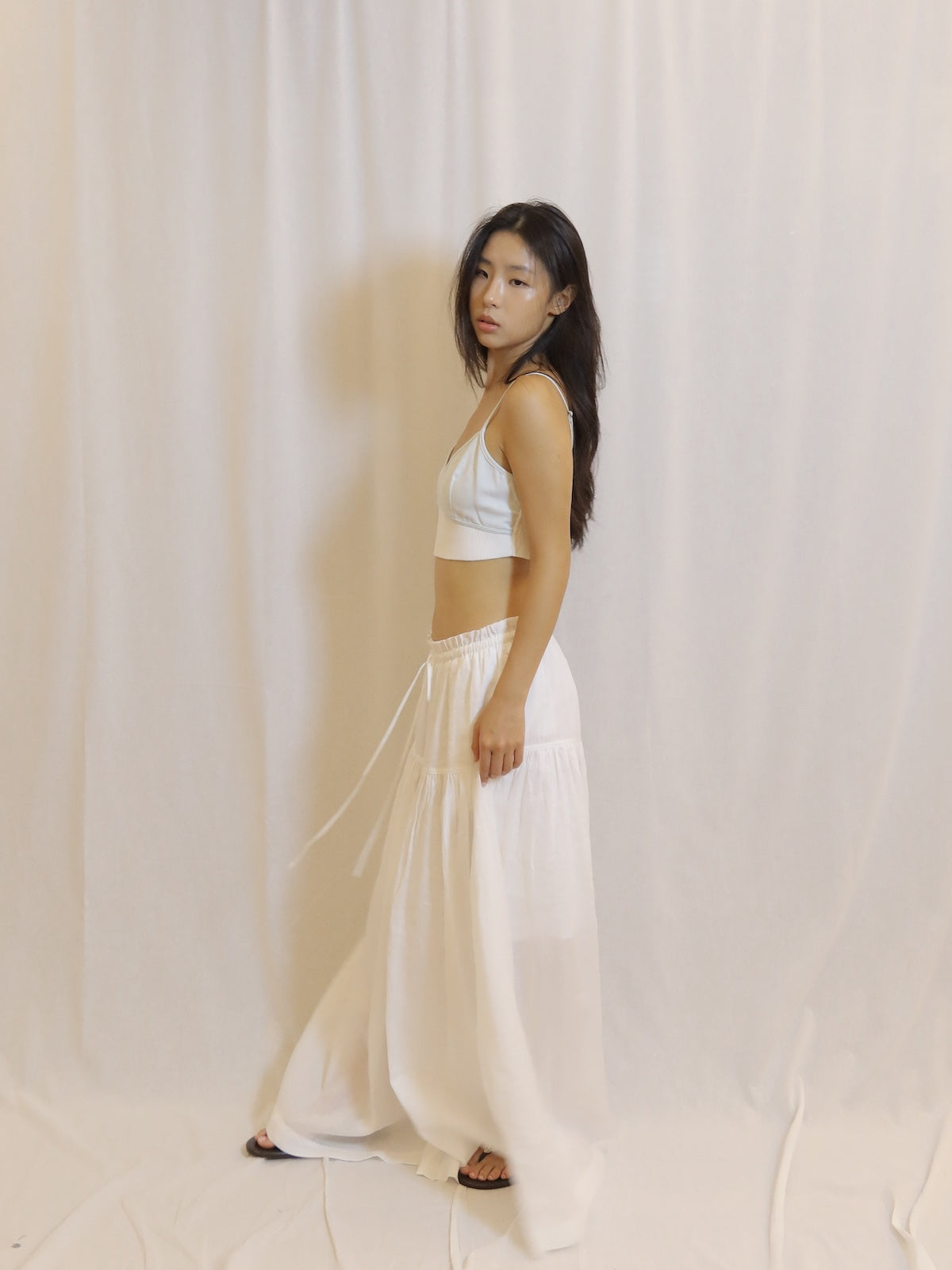 Tiered Maxi Pants