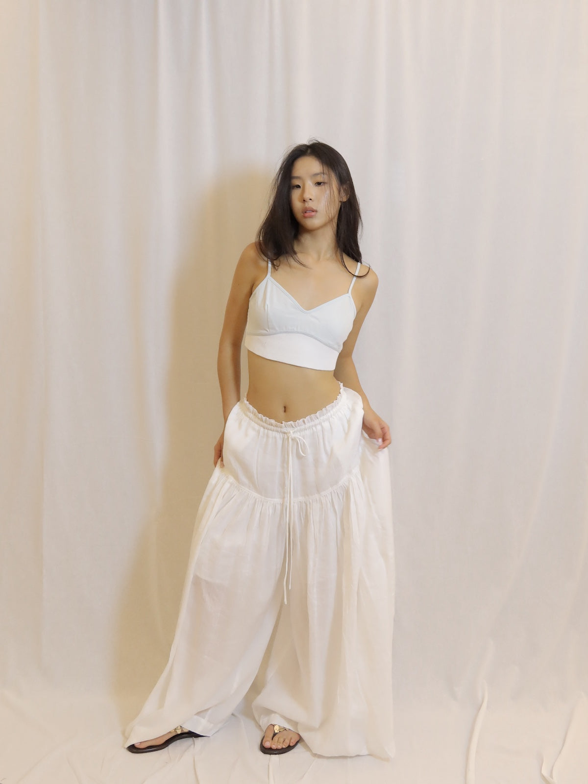Tiered Maxi Pants