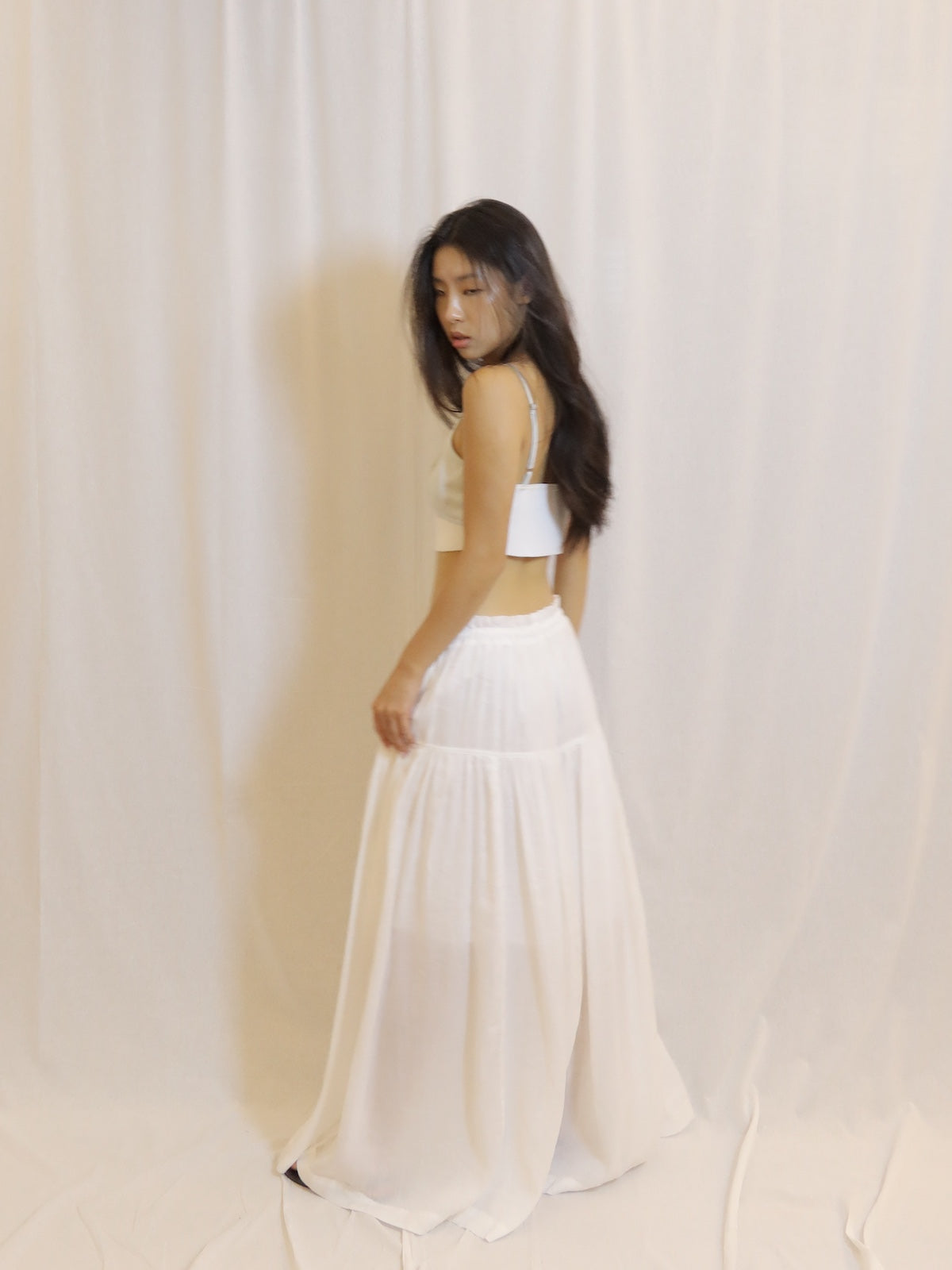 Tiered Maxi Pants