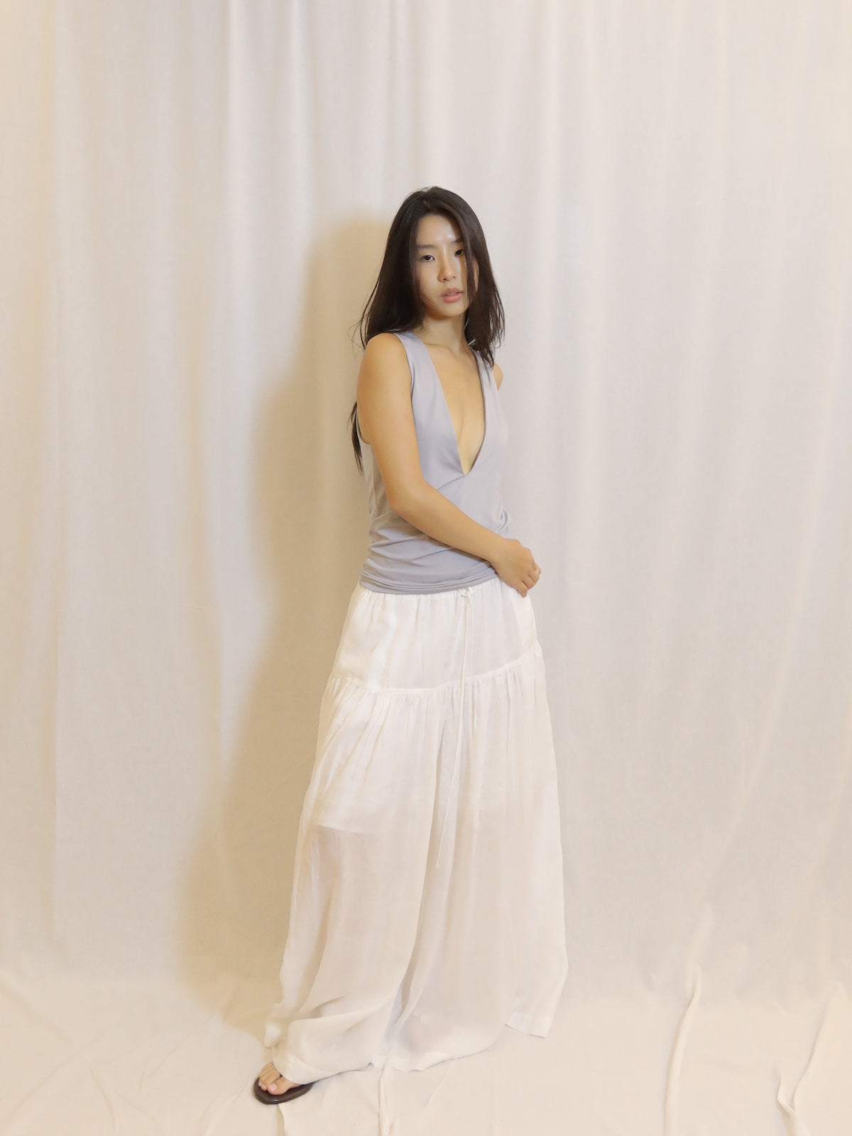 Tiered Maxi Pants