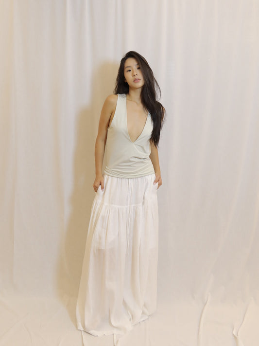 Tiered Maxi Pants