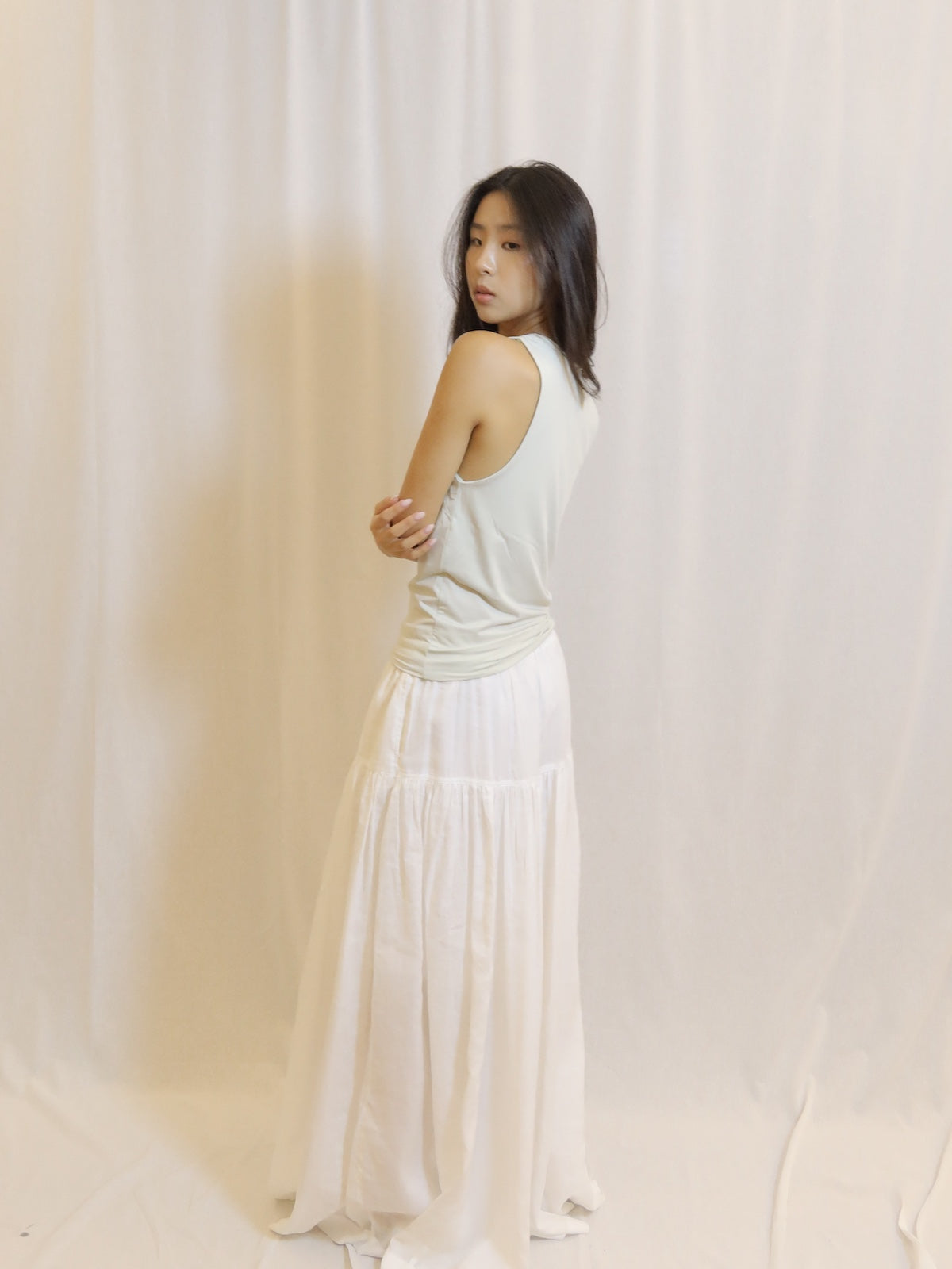 Tiered Maxi Pants