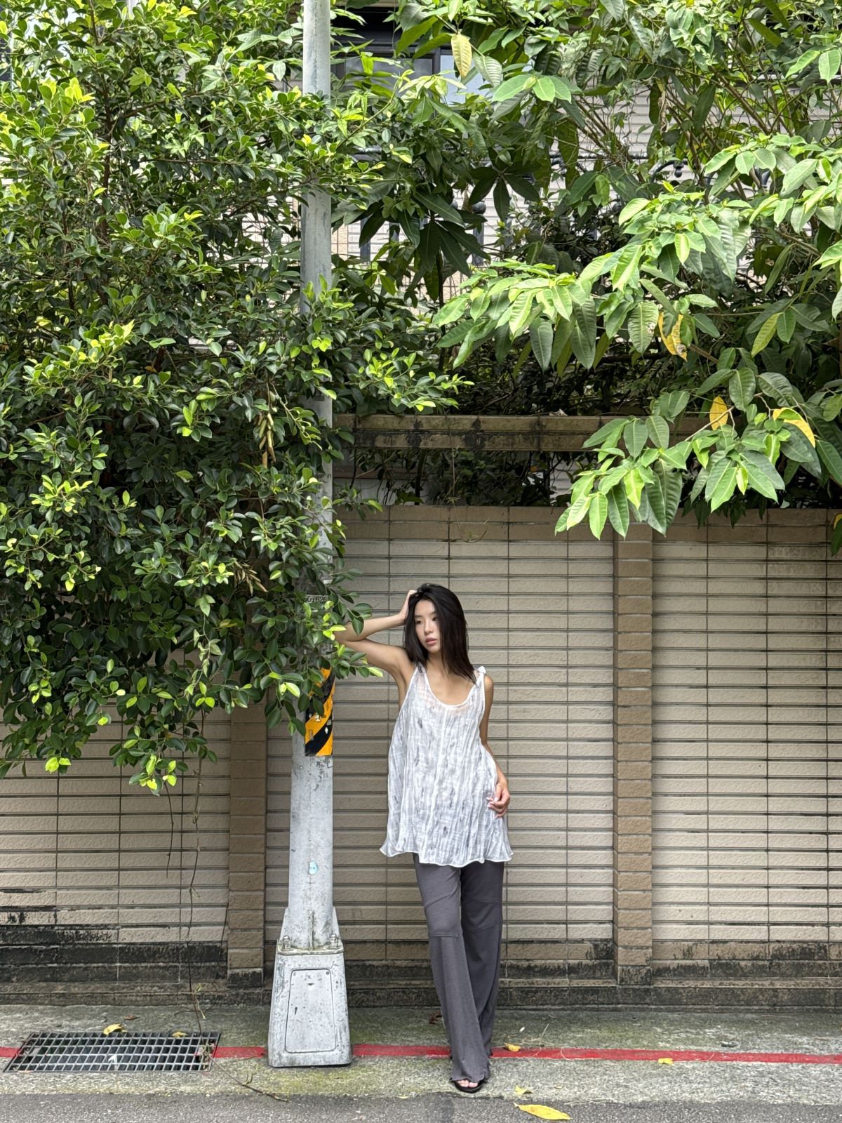 Cotton Flared Pants