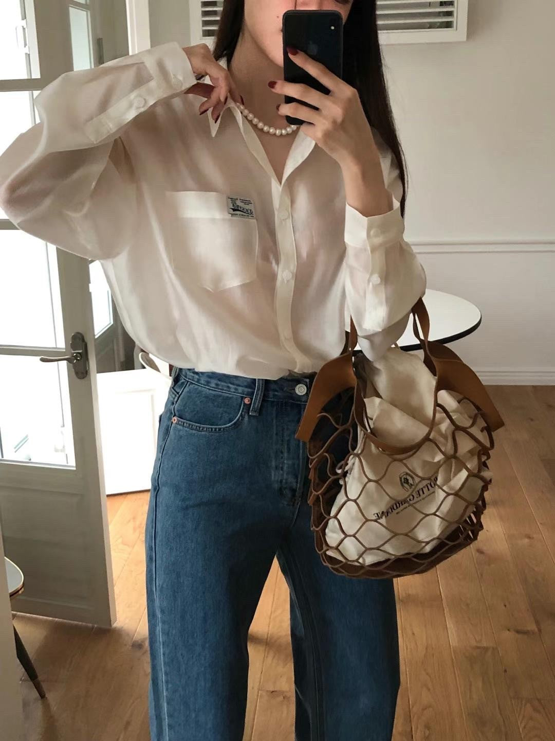 Relaxed Pocket Cotton Shirt