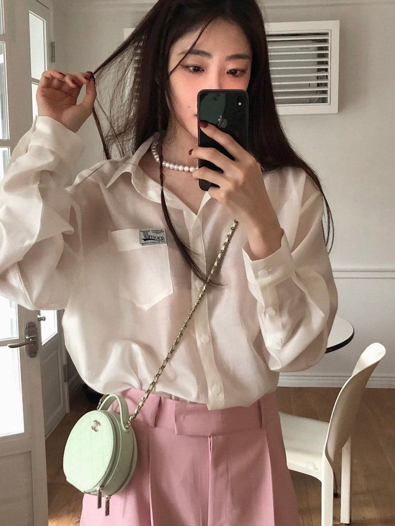 Relaxed Pocket Cotton Shirt