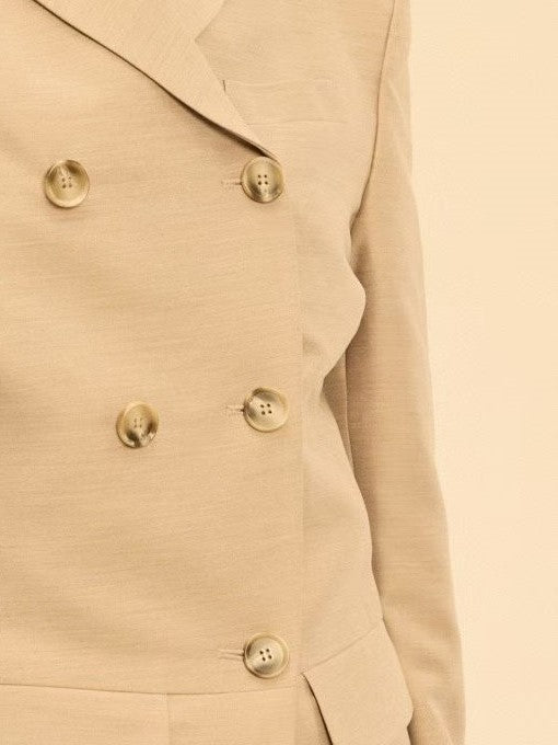 Tailored Double-Breasted Blazer