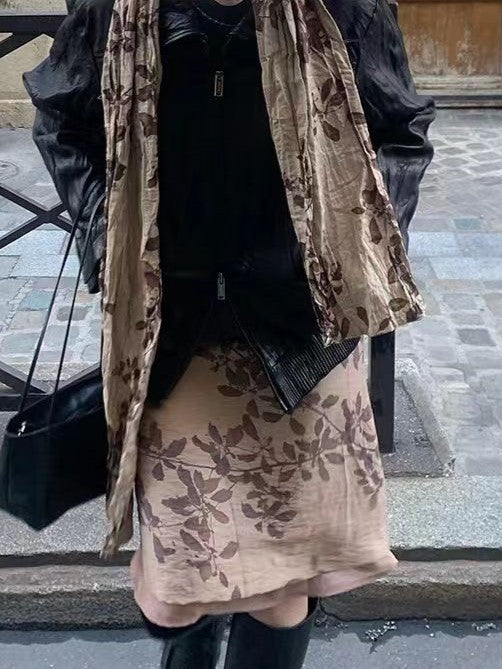 Floral Print Scarf