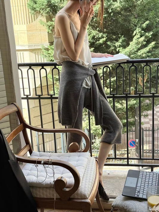 Minimalist Wool Lounge Shorts